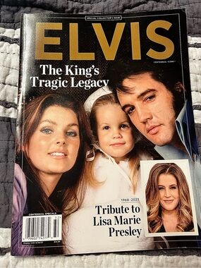 ELVIS Tribute Magazine - Gold & Black Cover